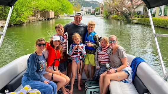 Private Lake Austin Boat Cruise With Full Sun Shading