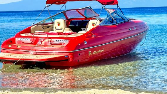 Private Boat Charter Emerald Bay in the Grateful Red