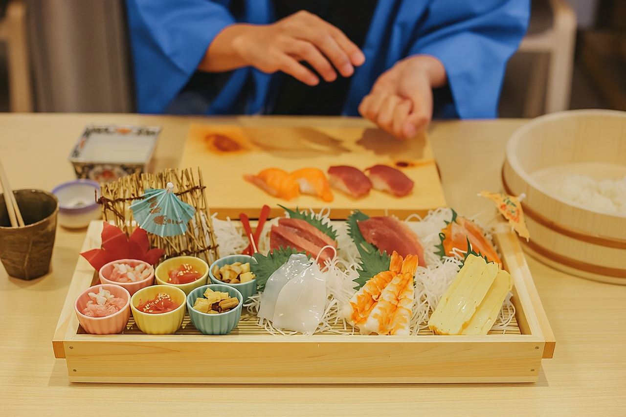 Popolare corso di preparazione del sushi vicino alla Tokyo Tower