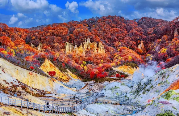 日本北海道+登別+登別地獄谷+洞爺湖+小樽一日遊