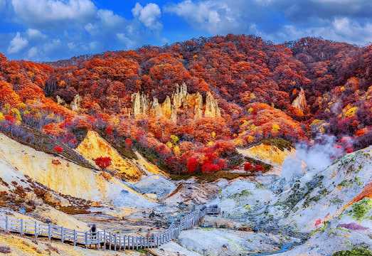 Japan Hokkaido + Noboribetsu + Jigokudani + Lake Toya + Otaru one-day tour