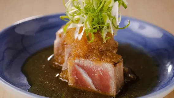 Sushi in Tokio|Sushi Tenkawa|Edomae-Sushi mit saisonalem Gemüse in Ebisu