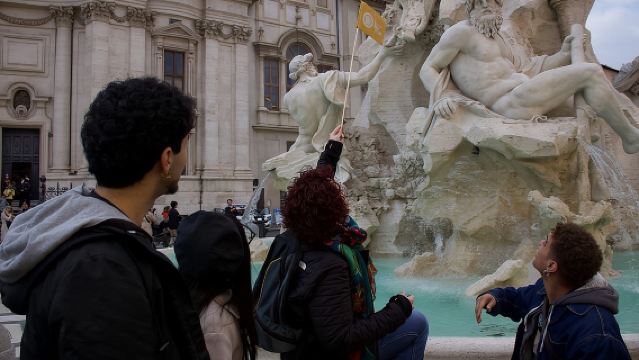 Wandelreis door Rome, het Pantheon en de Trevifontein