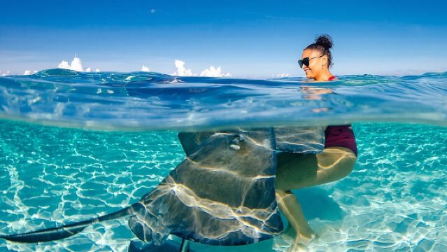 เช่าเรือส่วนตัว 4 ชั่วโมงไปยังสติงเรย์ซิตี้ ดำน้ำตื้น และอื่นๆ