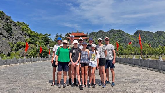 Hanoi: Ninh Binh-Halong an Land: Hoa Lu, Tam Coc, Mua-Höhle