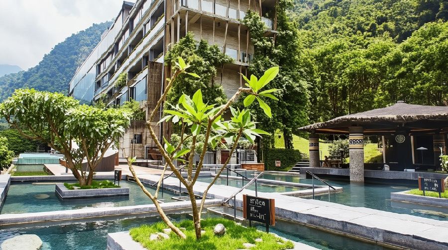 苗栗｜泰安觀止溫泉會館｜露天風呂・湯泡券