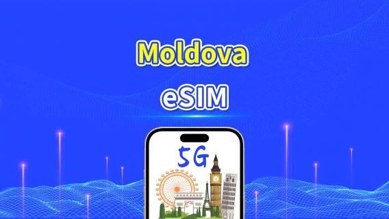 Moldavia eSIM | Dati ad alta velocità | 4G | Pacchetto giornaliero/dati | 24 ore | 1-30 giorni | Codice QR