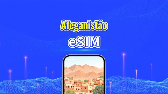 Afeganistão | eSIM 4G | Pacote diário/de dados | Cobrança por 24 horas | 1-30 dias | Código QR