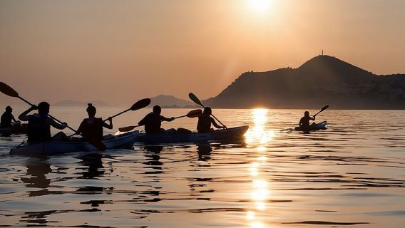 Sunset Sea Kayaking in Dubrovnik with Wine
