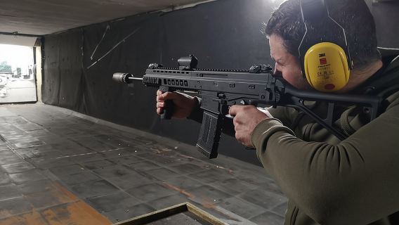 Riga Gun Range: shooting with Winchester, Glock17, & Kalashnikov