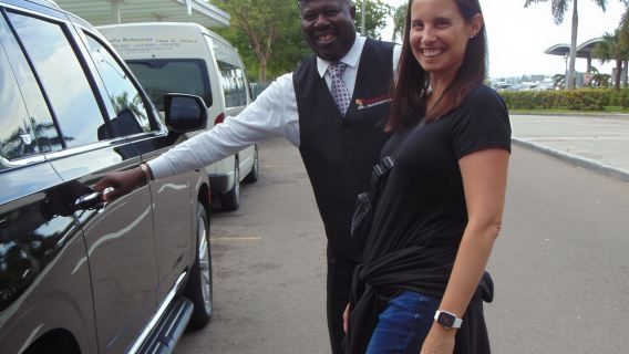 Bahamas Airport Transportation w/Free Grocery Stop-1 Way Private