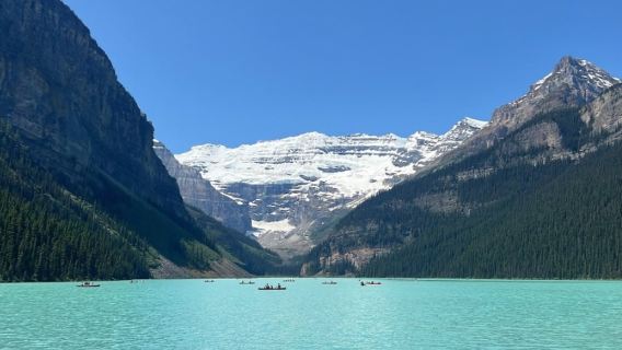 Moraine Lake & Lake Louise small group 1-day tour (canoe option available)