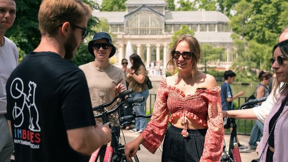 타파스 또는 전기 자전거 옵션과 함께하는 마드리드 하이라이트 자전거 투어