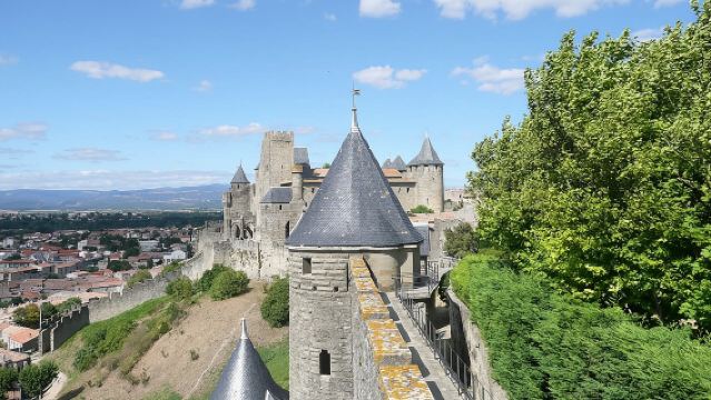 Tour guiado a pie por la Cité de Carcasona. Grupo privado.