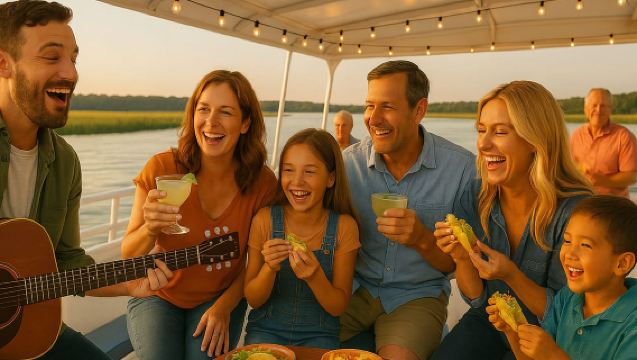 Happy Hour Cruise, Live Music & Taco Bar