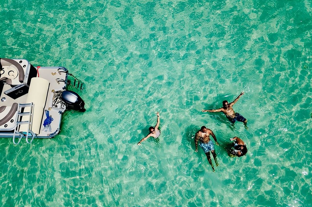 Clearwater Beach Private Pontoon Boat Tour for six