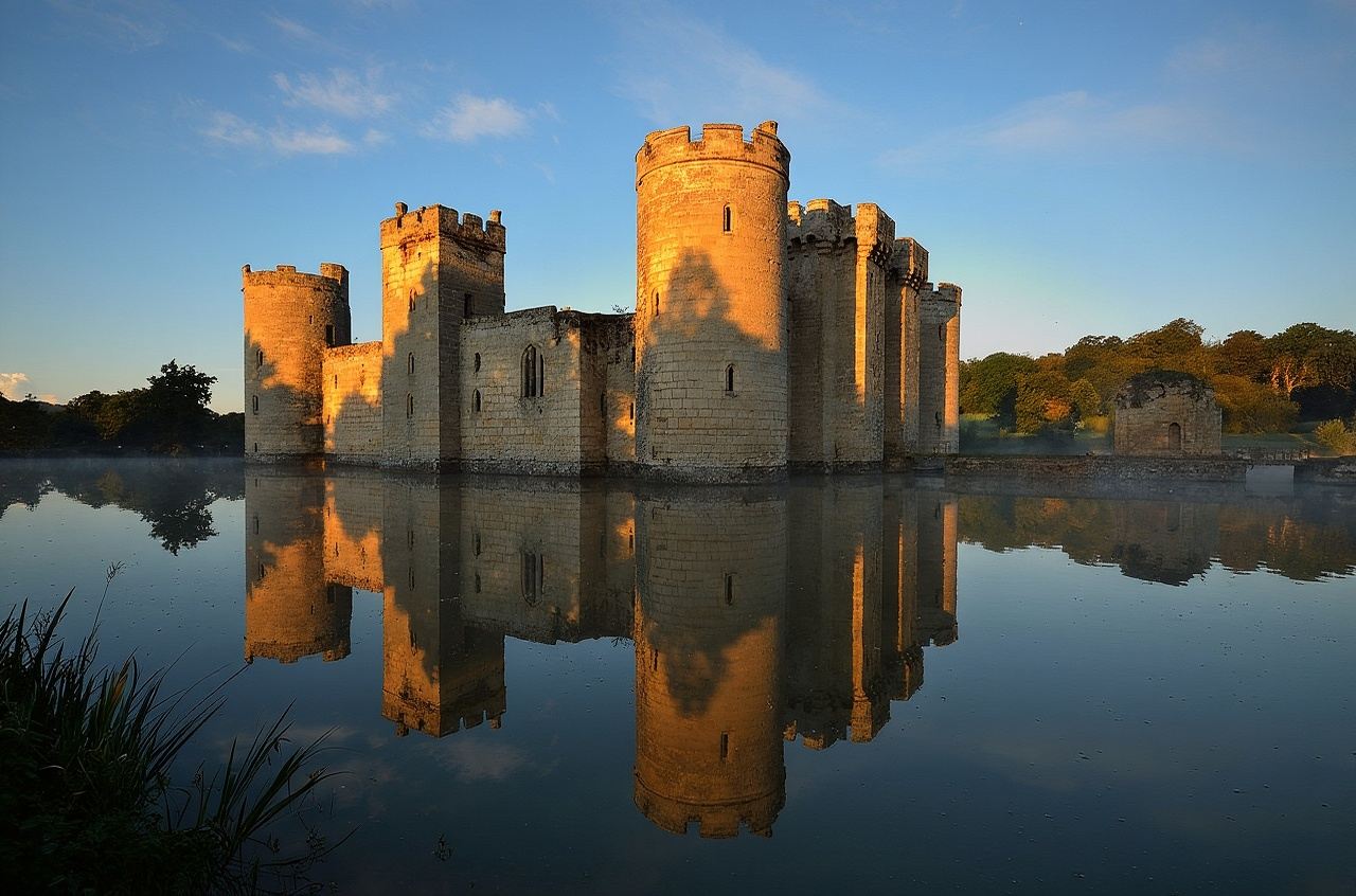 Beaumaris Castle in Liverpool, Merseyside, UK + Trinity College Library in Dublin
