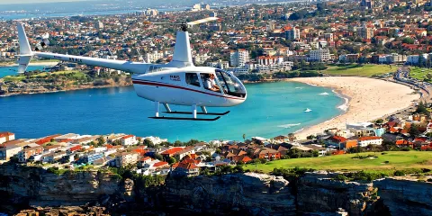悉尼直升機飛行觀光【市區集合地點接送/飛躍海港大橋悉尼歌劇院+專業講解+可選散拼/包機】