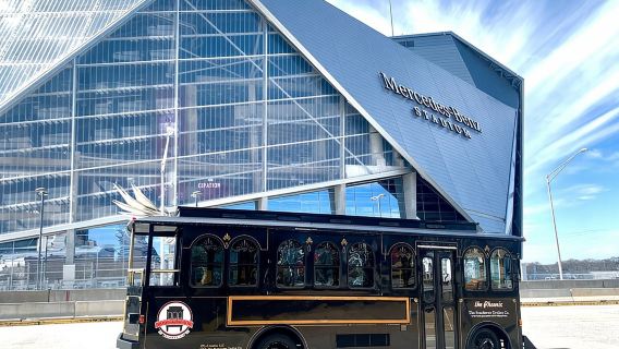 Visite guidée commentée en trolleybus de 90 minutes à Atlanta