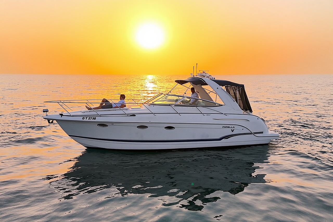 ดูไบ: ล่องเรือยอทช์ส่วนตัวบนเรือยอทช์ขนาด 34 ฟุต