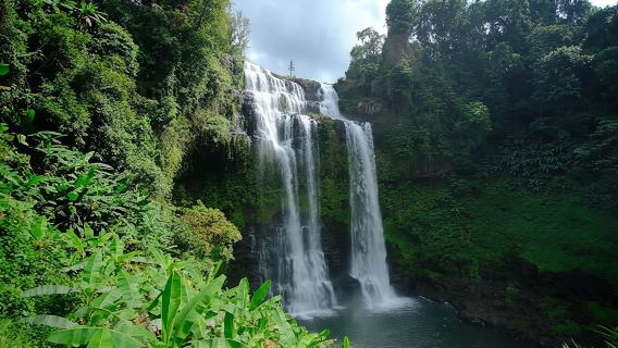 Tad Fane waterfall and Bolaven Plateau coffee full-day from Pakse