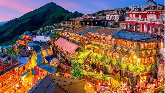 台灣野柳地質公園+陰陽海+九份老街一日|台北出發九份/十份&