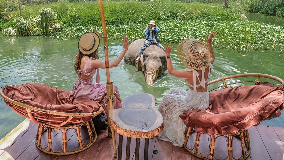 Pattaya Elephant Village 1-Day Tour Mongchang Cafe