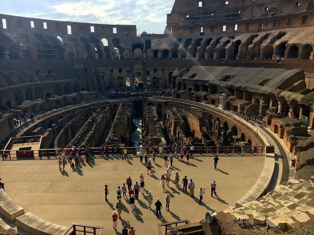 Rome: Groepstour door de gladiatorenarena van het Colosseum en het Forum Romanum