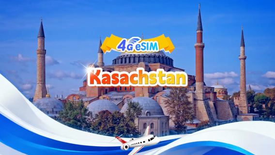 Kasachstan 5G/4G eSIM|Tagespaket/Gesamtpaket|3 GB/Tag - insgesamt 30 GB|1-30 Tage|24-Stunden-Format|QR-Code