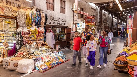 Private Old Dubai Souks Walking Tour with Abra Ride & Transfers