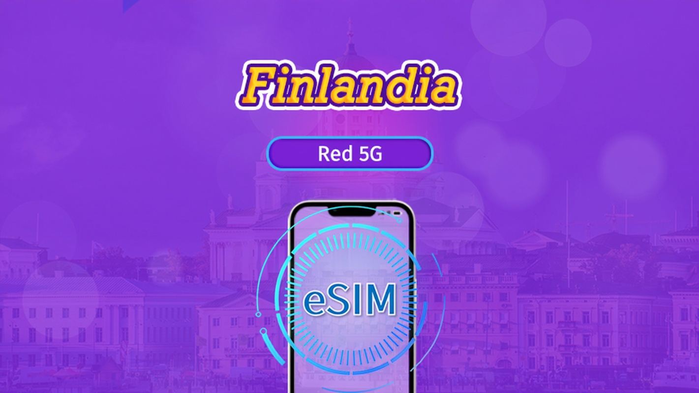 Finlandia | eSIM 5G/4G | Plan Completo | Facturación cada 24 horas | 7-30 días | Código QR