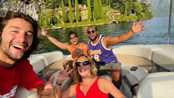 Excursión privada guiada en lancha rápida por el lago de Como, de 1 a 4 horas.