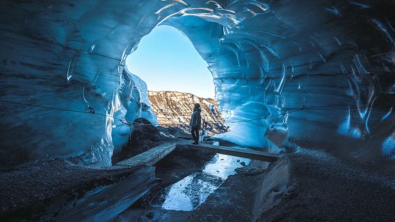Reikiavik: Excursión a la cueva de hielo de Katla y las cascadas de la costa sur