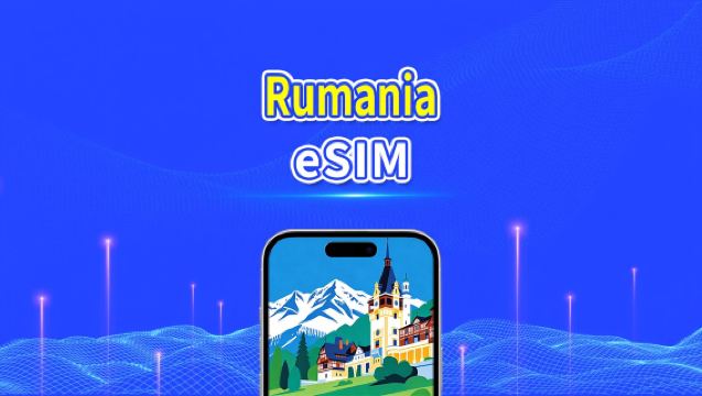 Rumania eSIM | 5G/4G | Data berkecepatan tinggi | 24 jam | 1-30 hari | Kode QR