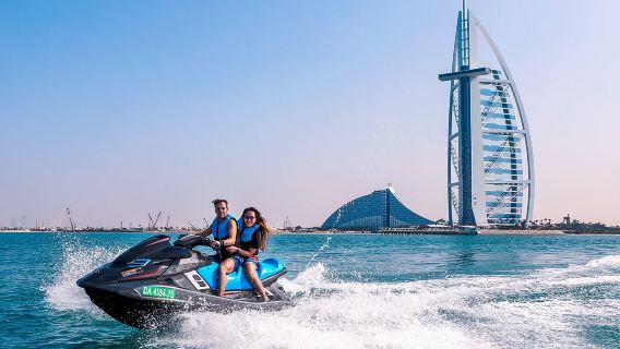 Dubai: Jet ski Adventure Rides Burj Al Arab, Burj Khalifa & Atlantis