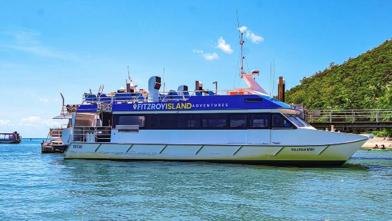 ケアンズ・エメラルドアイランド ワンデーツアー【近海のグレート・バリア・リーフ|ジェリーのような海と熱帯雨林|シュノーケリングオプションあり】