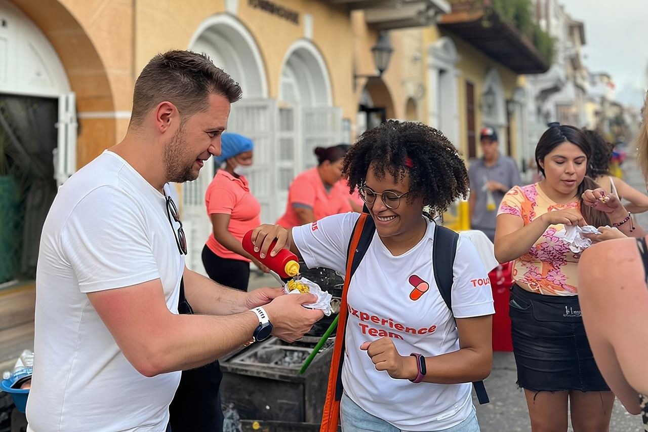 Tour del cibo di strada a Cartagena