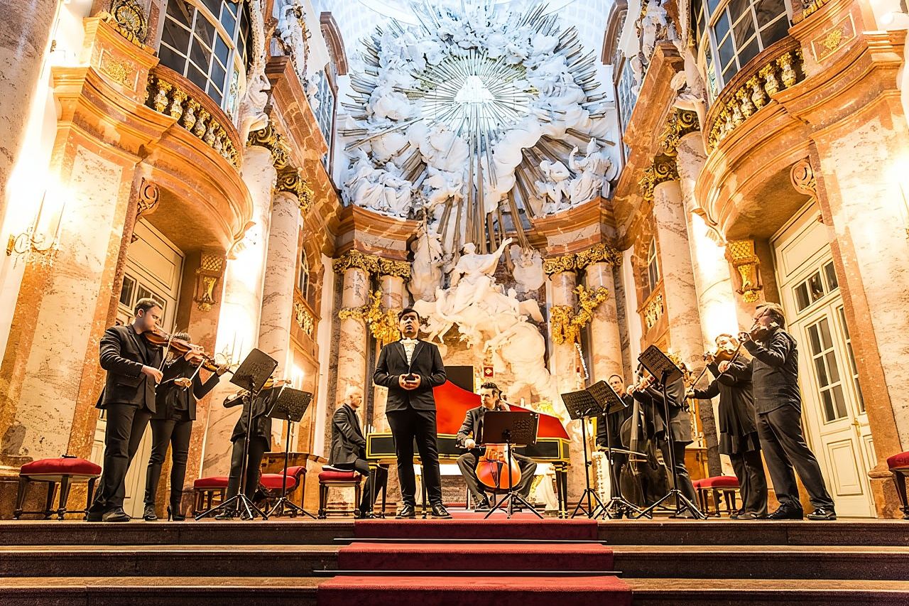 Classical concert Vivaldi 4 seasons in Karlskirche Vienna