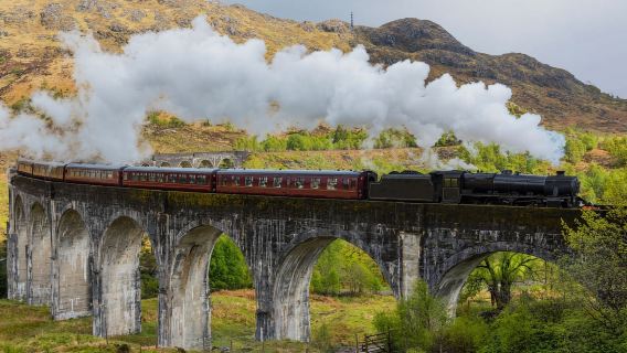 ทัวร์ชมประสบการณ์รถไฟไอน้ำ Jacobite จากอินเวอร์เนส สหราชอาณาจักร (รวม ตั๋วรถไฟ เที่ยวเดียว )