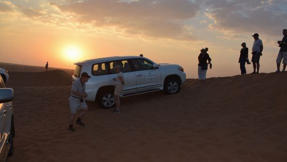 UAE Dubai Desert Safari Camp Experience: 4WD + Dune Bashing + Camel Ride + Transfers