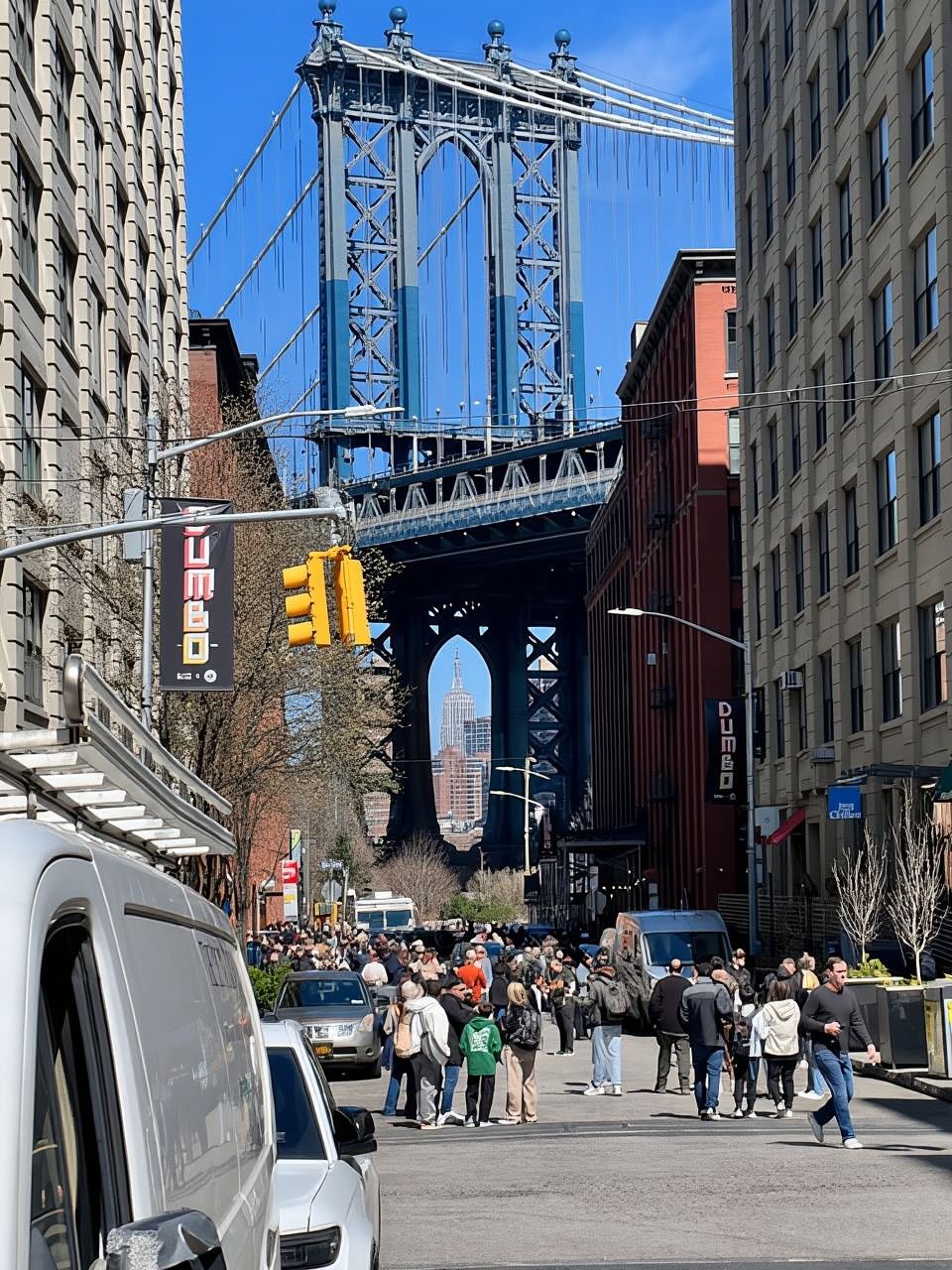 New York: tour guidato a piedi del ponte di Brooklyn e di DUMBO