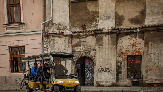Cracovia: Recorrido turístico ampliado por la ciudad en un carrito de golf ecológico