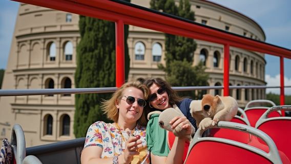 Best of Rome from Civitavecchia: Colosseum Ticket with Rome Hop-On Hop-off