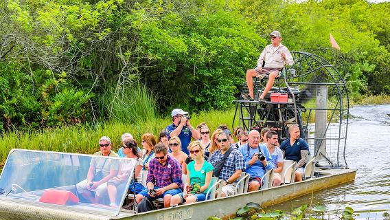 Chuyến phiêu lưu bằng thuyền máy Everglades kèm phương tiện di chuyển