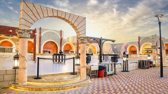 Premium Desert Safari with Live BBQ Dinner and Camel Ride Tour