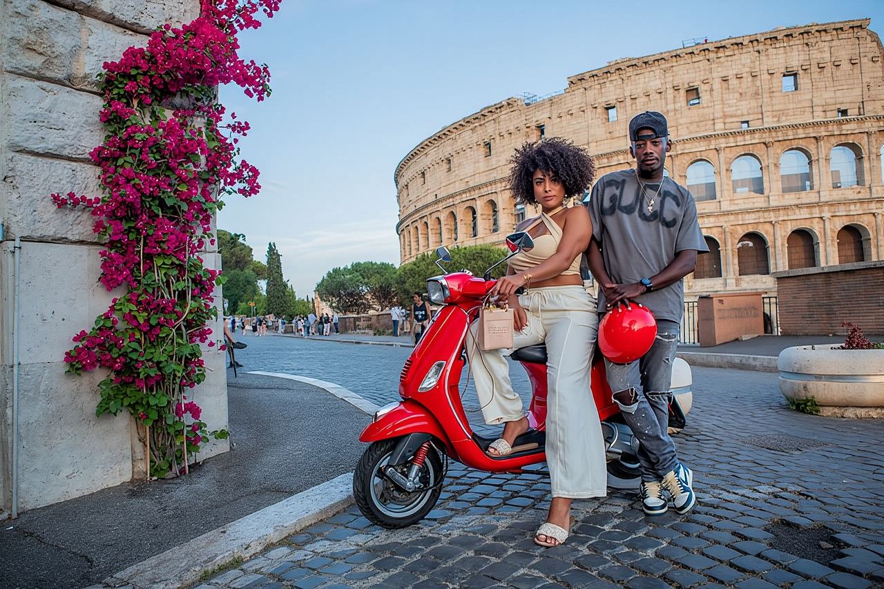 Rome Vespa Scooter Tour with Professional Photographer
