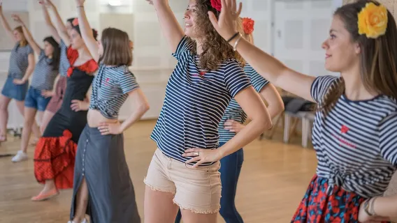 Aprenda Flamenco em 90 minutos - Flor de presente