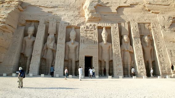 Luxor : Abu Simbel Tour From Luxor Drop Off Aswan including the Two Temples