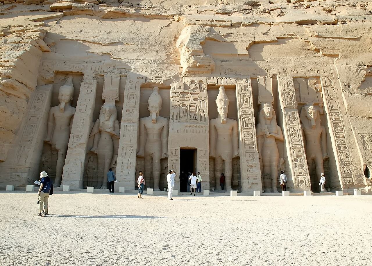 Luxor : Abu Simbel Tour From Luxor Drop Off Aswan including the Two Temples