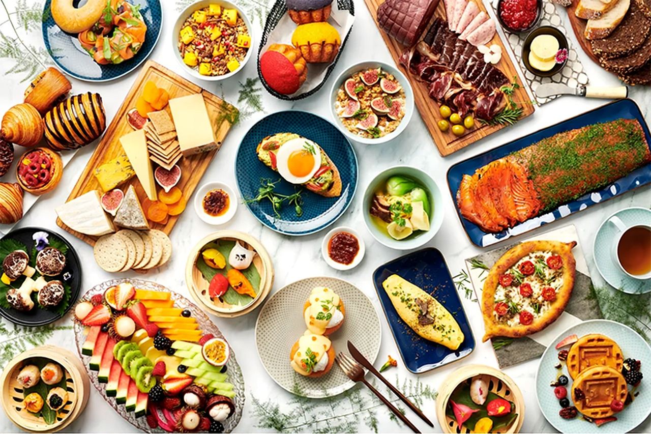 Dubai Gastronomy Dinner at Atlantis The Royal - buffet diner at the viral restaurant